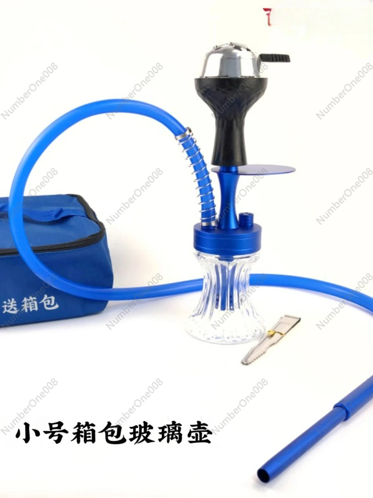 

Arabian Hookah Full Set Bar Hookah Pot Accessories Shisha Small Size Internet Celebrity Hookah KTV Nightclub Pipe