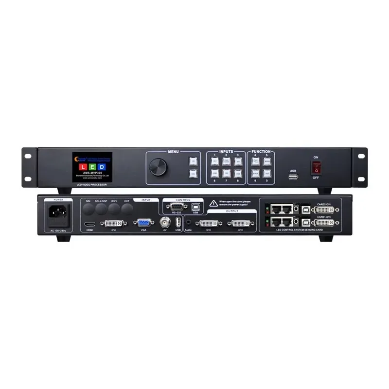 Amoonsky AMS-MVP300 Led Video Processor With USB Audio Video Output  Support Nova/Linsn/Huidu Sending Card for Led Event Display