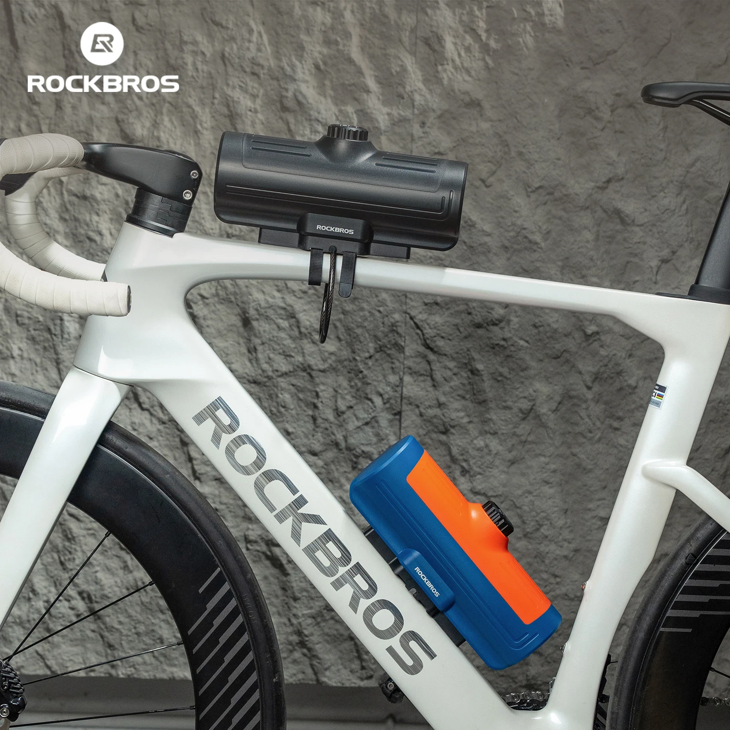 Rockbros sacos de ciclismo 0.7l caixa de armazenamento de senha à prova dwaterproof água saco de bicicleta grande capacidade anti-roubo caixa de armazenamento casca dura