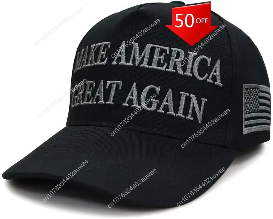Donald Trump Musk 45-47 Never Surrender MAGA Hat 2024 America Great Trump Musk Black Hat USA Embroidered Adjustable Baseball Cap