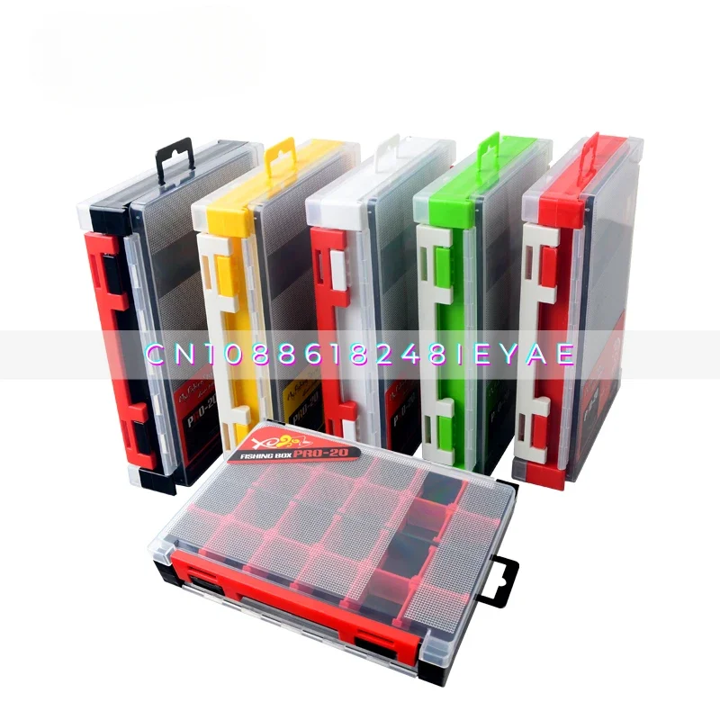 

Двусторонняя коробка для приманок, пресноводный крючок для ловли нахлыстом, сумка с блестками для ловли рта лошади, оборудование для морской рыбалки