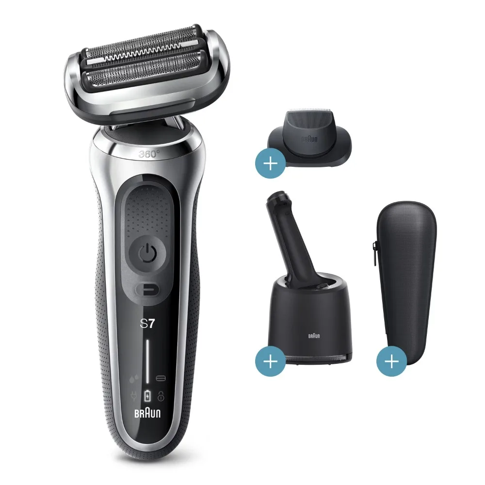 

Series 7 7071cc Flex Wet Dry Electric Razor for Men, Smart Care Center