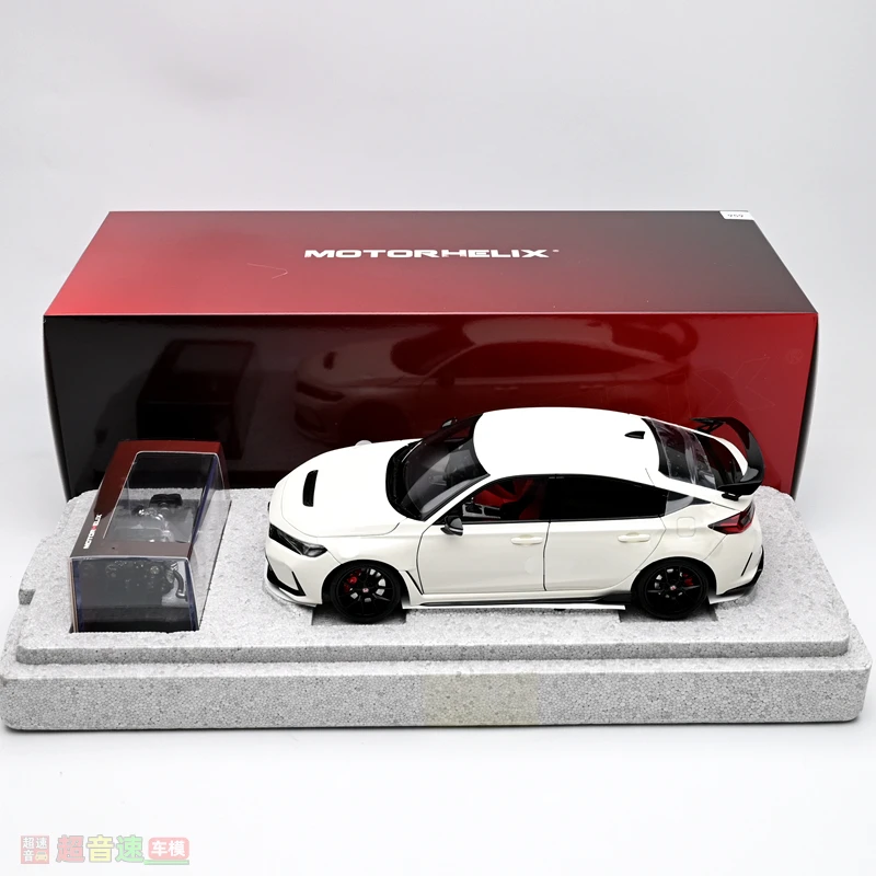 

1:18 Honda Civic type r FL5 литая под давлением модель автомобиля из сплава, игрушка для мальчиков, детский праздничный подарок, декоративное украшение для взрослых.