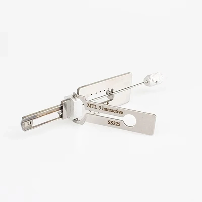 

Style SS325 MUL 5 Interactive Civil Lock 5 Pin Right 2-in-1 Tool Lock Opener Lock Pick Set Locksmith Tools