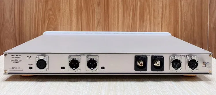 دراسة/نسخ صوتيات FM سويسرية 222 FM222 MK3 فونو خطي preamp فونو مرحلة إدخال توازن كامل حقيقي