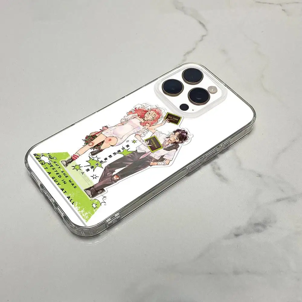 حافظة هاتف T-Tgswiiinyaa K-KiniOto M-MitsuAya Mitsuki Aya لهاتف iPhone 16,15,14,13,12,11 Plus,Pro,Max,Plus,E,SE4,Mini Transparent