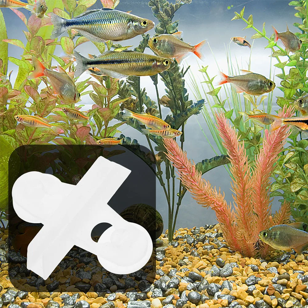 20Pcs Aquarium Divider Clips with Suction Cups ABS Plastic Fish Tank Separation Holder Breeding Partition Support Fish
