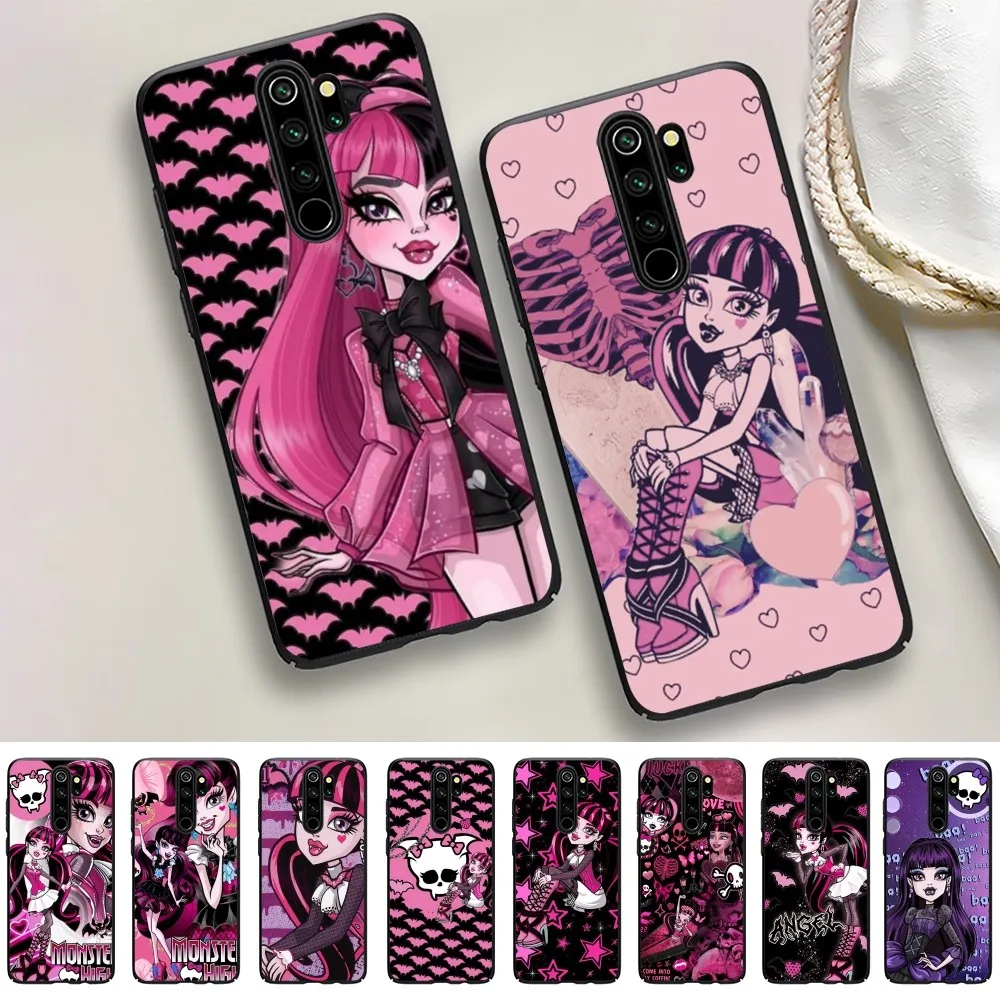 Fashion M-Monster High TV Show Phone Case For Redmi 5 6 7 8 9 10 Plus Pro 6 7 8 9 A GO K20 K30 K40 Pro Plus F3 Fundas