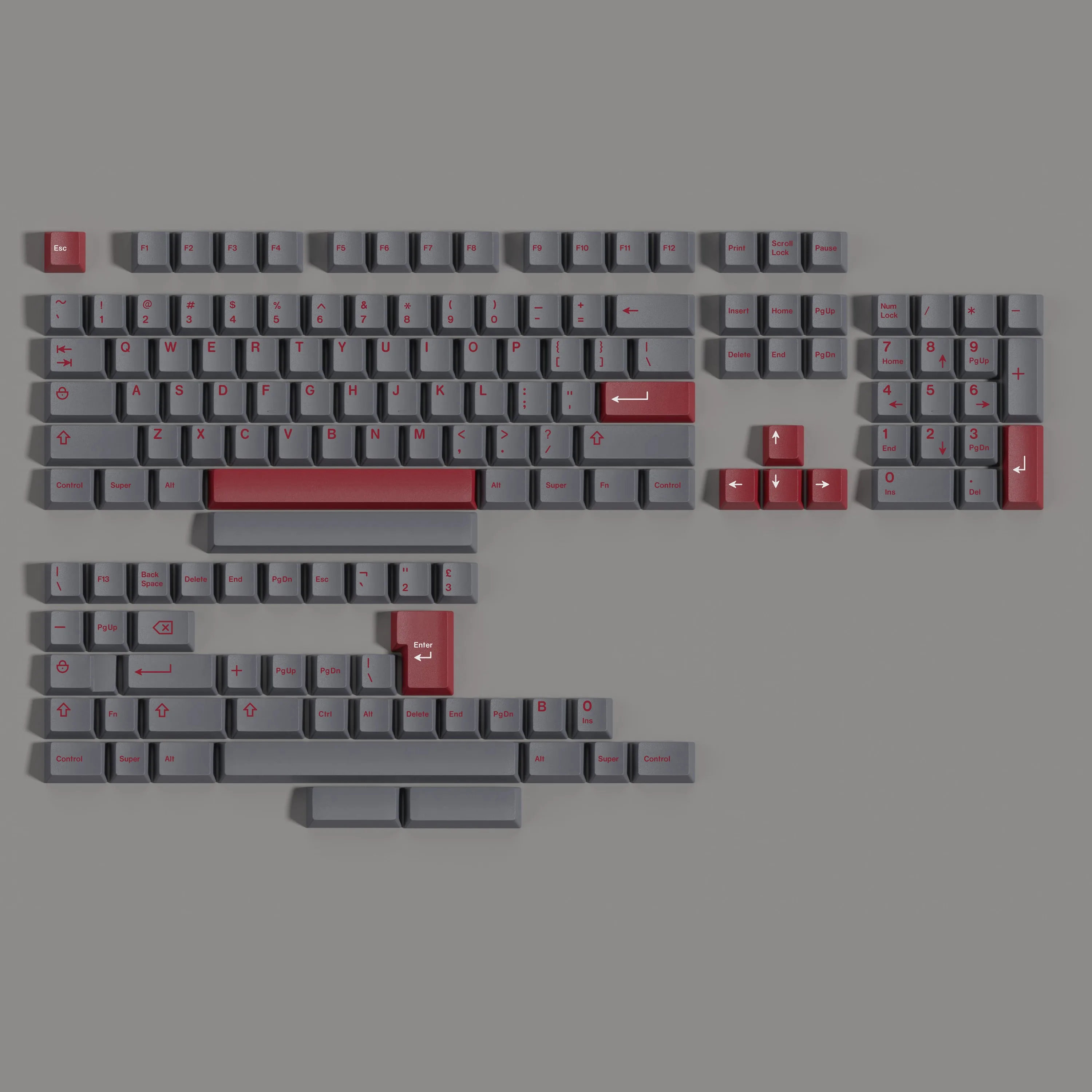 Zestaw Keycap PBT do klawiatury mechanicznej, kolorystyka Syuten Douji, profil wiśniowy, barwnik sublimacyjny, kompatybilność z szerokim zakresem