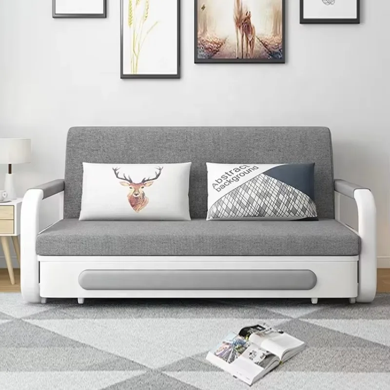 Sofa Bed Folding Dual-use 2024 New Household Small Single Living Room Balcony Multi-function Simple Telescopic Bed