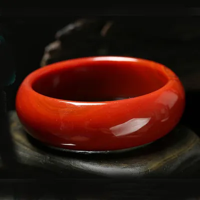 

High Quality Boutique Red Agate Chalcedony Bracelet Natural Primary Color Southred Jade Bangle Exquisite Jewelry Luck Accessorie