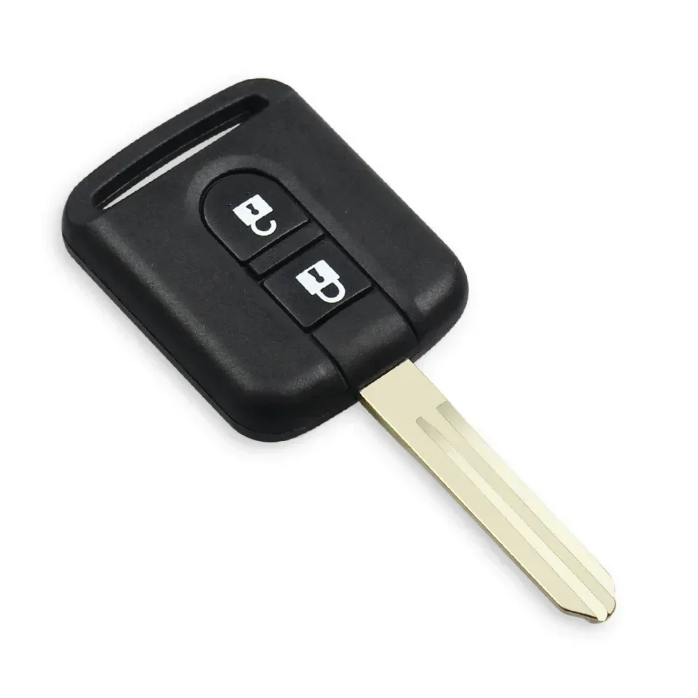 KEYYOU 2 Buttons Remote Car Key Shell Case Fob For Nissan Elgrand X-TRAIL Qashqai Navara Micra Note NV200