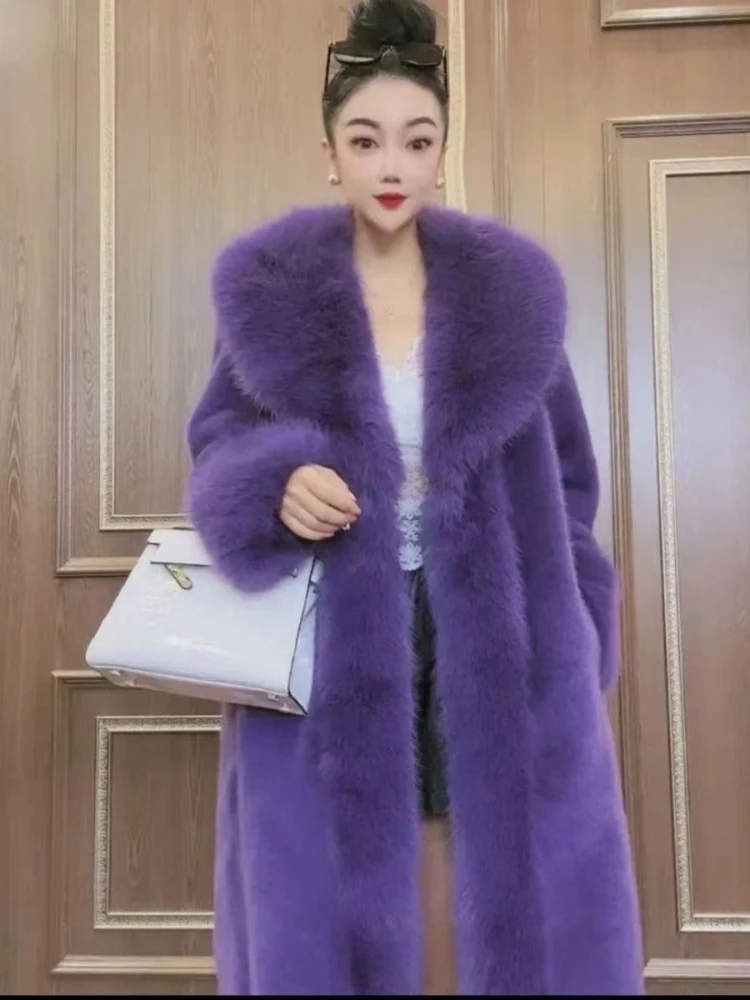 autumn-winter-women's-faux-fur-coat-new-mid-length-imitation-mink-coat-korean-loose-soft-comfortable-fur-jacket