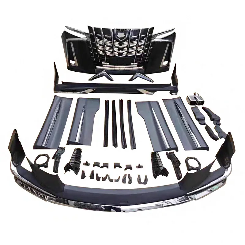 

Suitable for Toyota Elfa Modified Mona Lisa Big Surround Kit 30 Series Accessories Sports Front Bar Middle Mesh