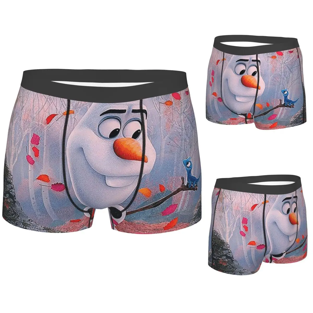 

Boxer Underpants Shorts Frozen Cartoon Panties Men Soft Underwear for Homme Man Boyfriend Gift