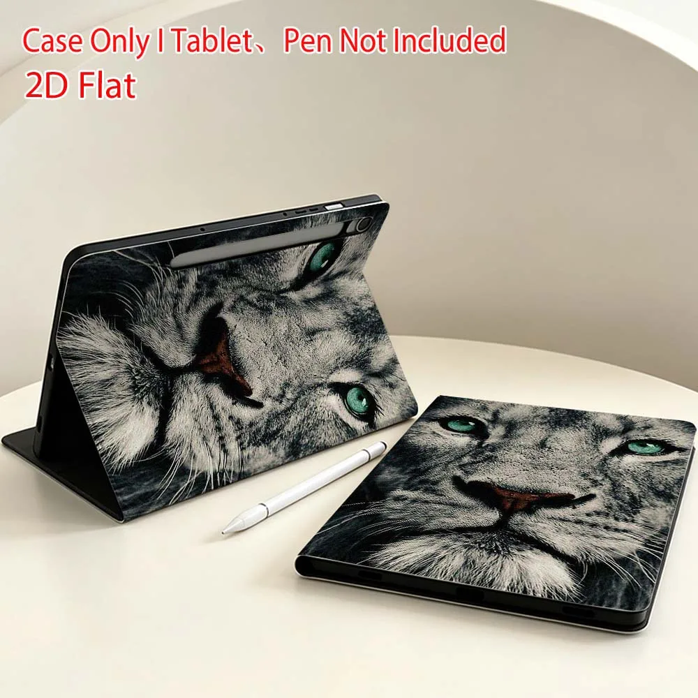 Black Lion Creative Soft For Samsung Galaxy Tab S11 S10 S9 S8 S7 S6 A9 A8 A11 Lite FE Plus Pen Tray Tablet Case