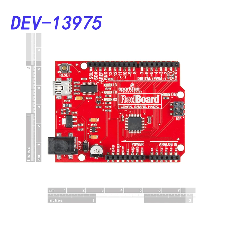 

Avada Tech DEV-13975 REDBOARD ATMEGA328 EVAL BRD