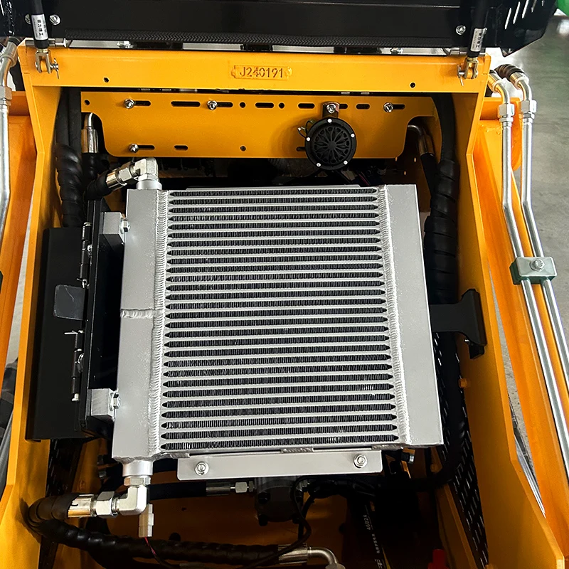 Cheap Customized EPA Engine Mini Skid Steer Crawler Loader Lawn Mower Infront Skid Steer Loader with attachments