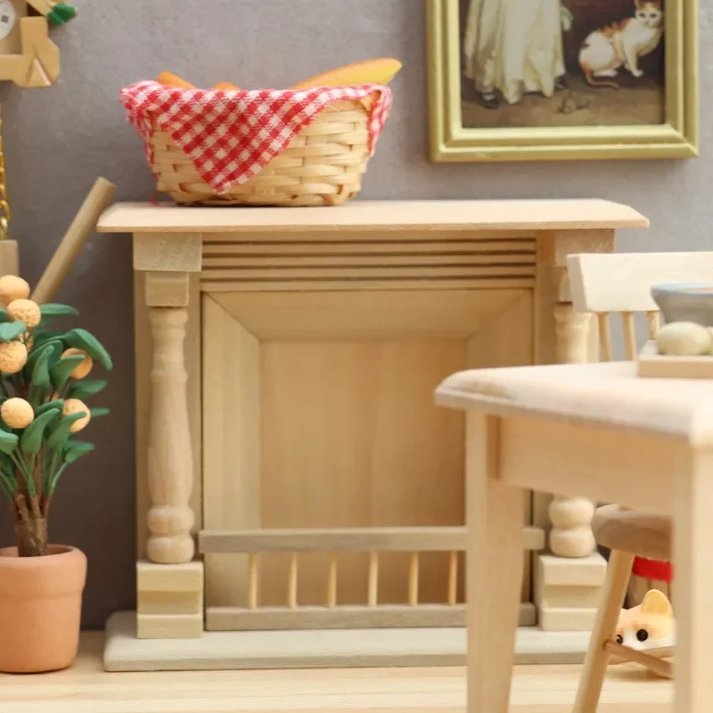 1/12 Dollhouses Scene Displaying Ornament Miniature Mantelpiece Model Figurine for Simulation Furniture for Doll House