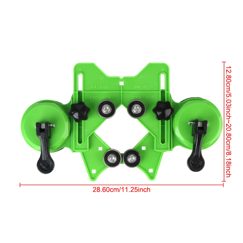 Guide Hole Locator Double Suction Cup Punch Drill Guide Drills Glass Tile Opening Locator 4-83mm Hole Centering Positioning