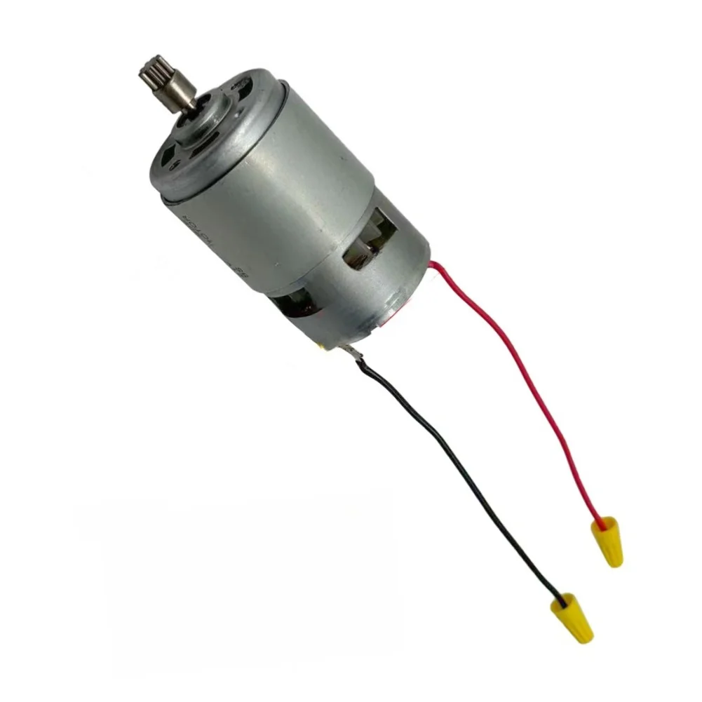 21V 9 Tooth Brushless 775 Motor High Torque For Electric For Tiller Cultivator Garden Tool Silver Metal Gear Replacement Part