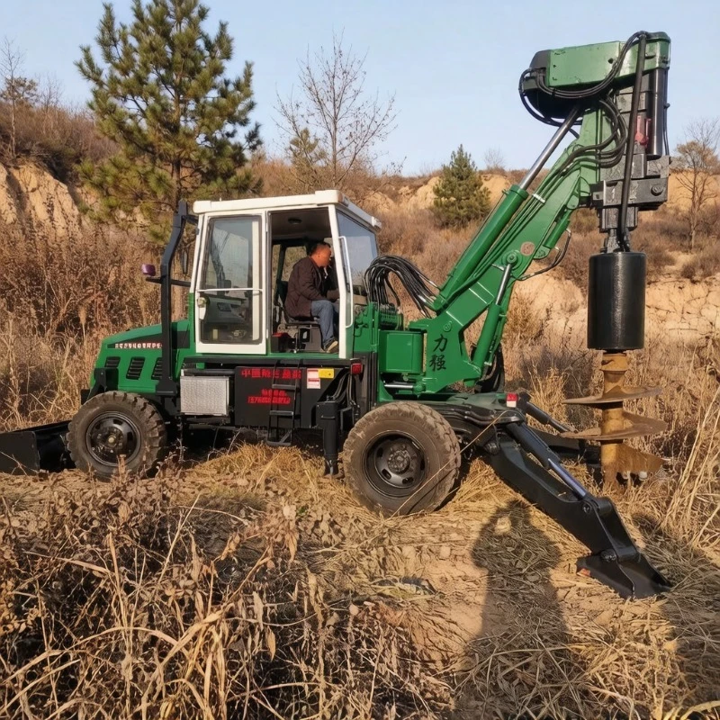 Rotary Drilling Rig Auger Bore Pile Foundation Machine Hydraulic Crawler for Construction Bridge Building Drilling
