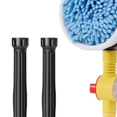 Chenille Car Wash Brush with 360 Degree Rotation Feature Designed for Handheld Use Without Electric Components
