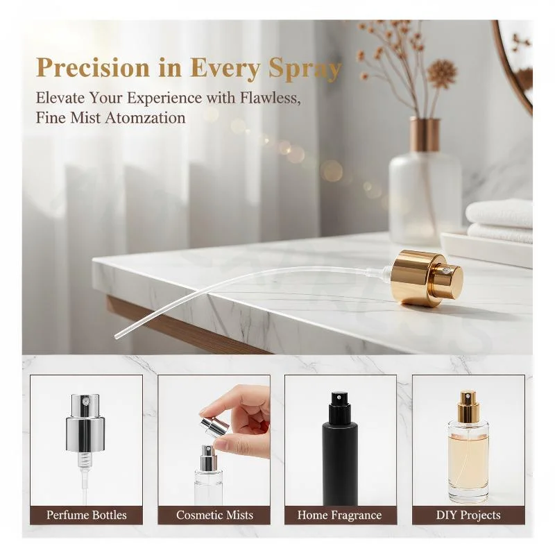 Lightweight Perfume Bottle Sprayer Nozzle Replacement Fit 15/20mm Bayonet Aluminum Perfume Bottles 1Pcs for Outgoing Use