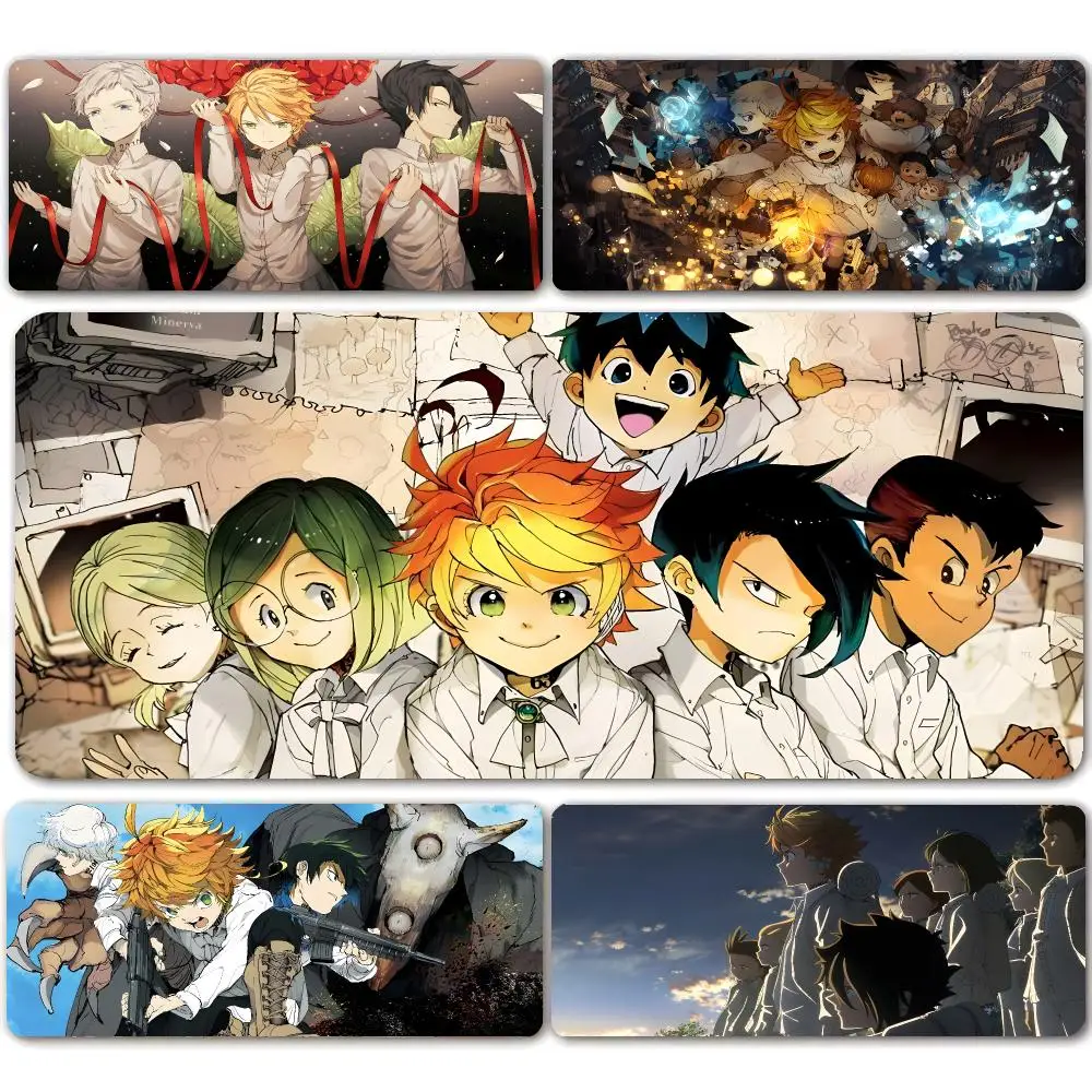 The Promised Neverland Mouse Pad Large Mouse Pad For Computer Laptop Keyboard Gaming Desk Mat Gamer Office Accessories