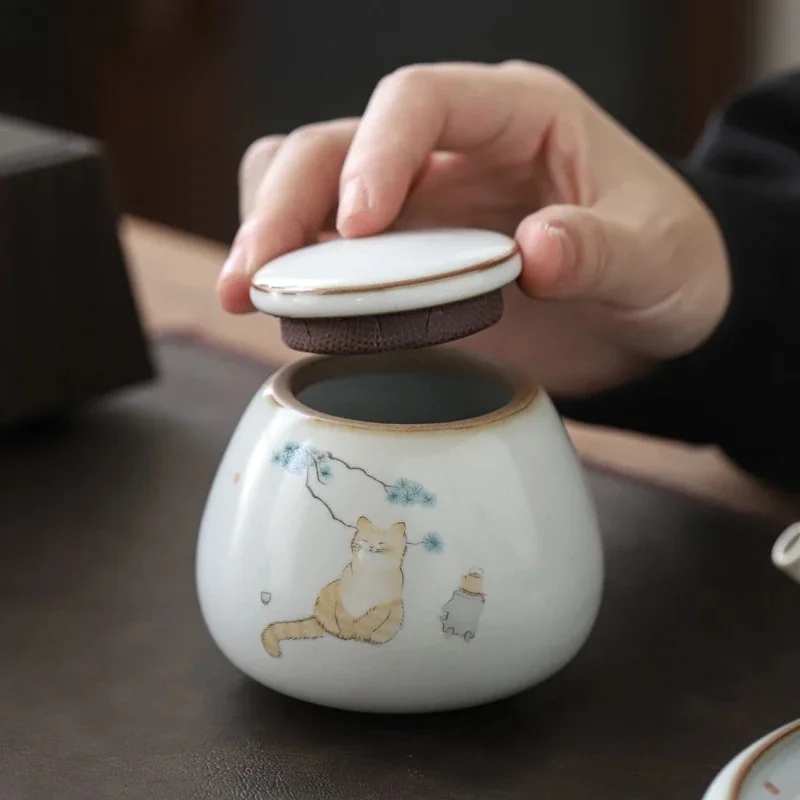 Ceramic Keepsake Urn For Pet Human Ashes Sealed Cremation Memorial Container Cat Dog Funeral Decor Home Burial Ash Holder Gift