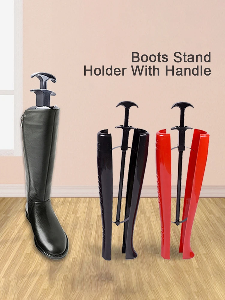 Support de bottes avec poignée pour femmes, 1 pièce, civière d'arbre à chaussures, support pratique, bottes longues façonnant