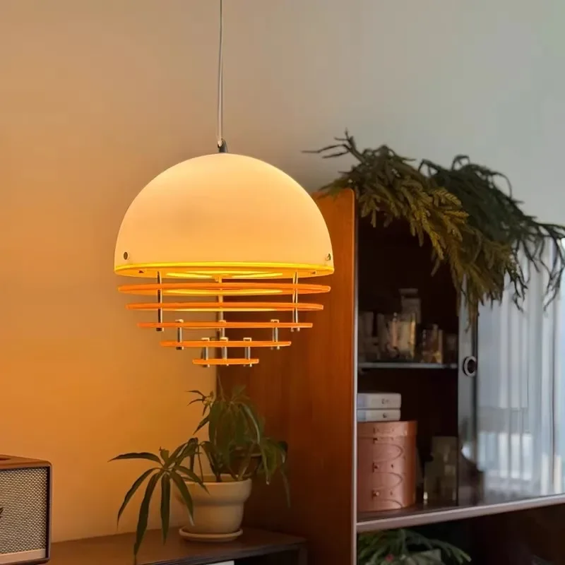 2026 Nordic Minimalist Designer Sunset Orange Restaurant/bar/island/water Bar/bedroom/living Room/homestay Lighting Fixtures