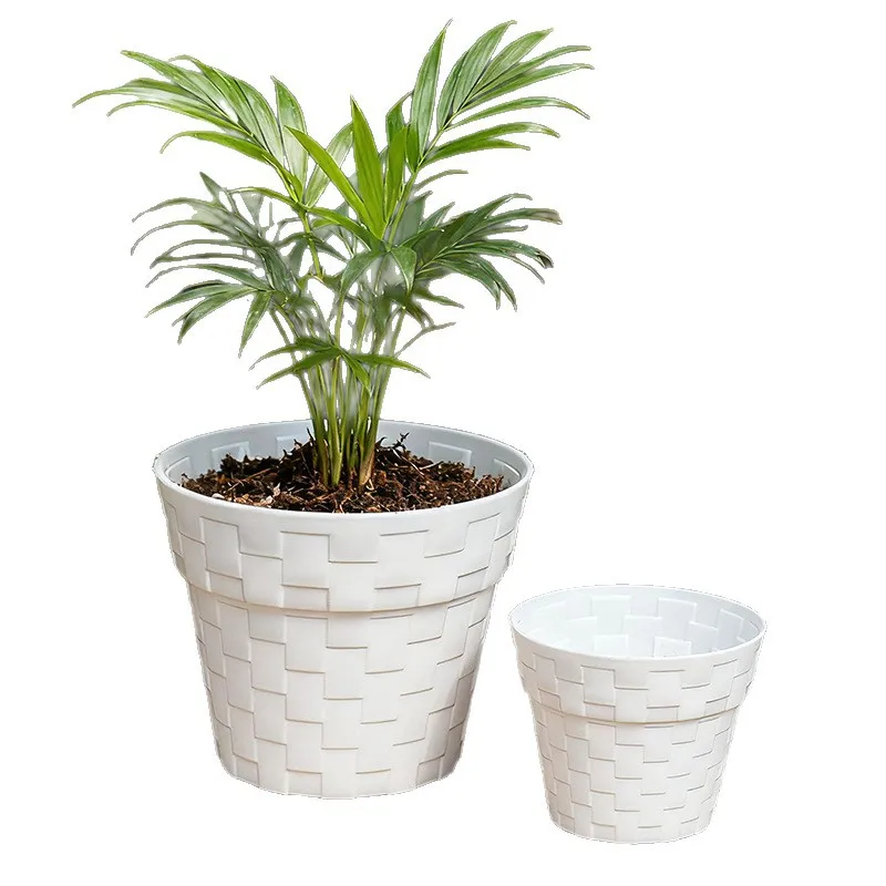 Mini Small Pot Delicate Succulent Pot Household Small Pot Non-porous Modern Plastic Fast Delivery