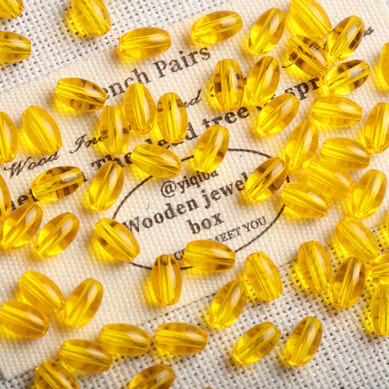 3x5mm Oval Glass Smooth Rice Grains Beads Loose Spacer Bead for Jewerly Making Needlework Bracelet Necklace DIY Beading