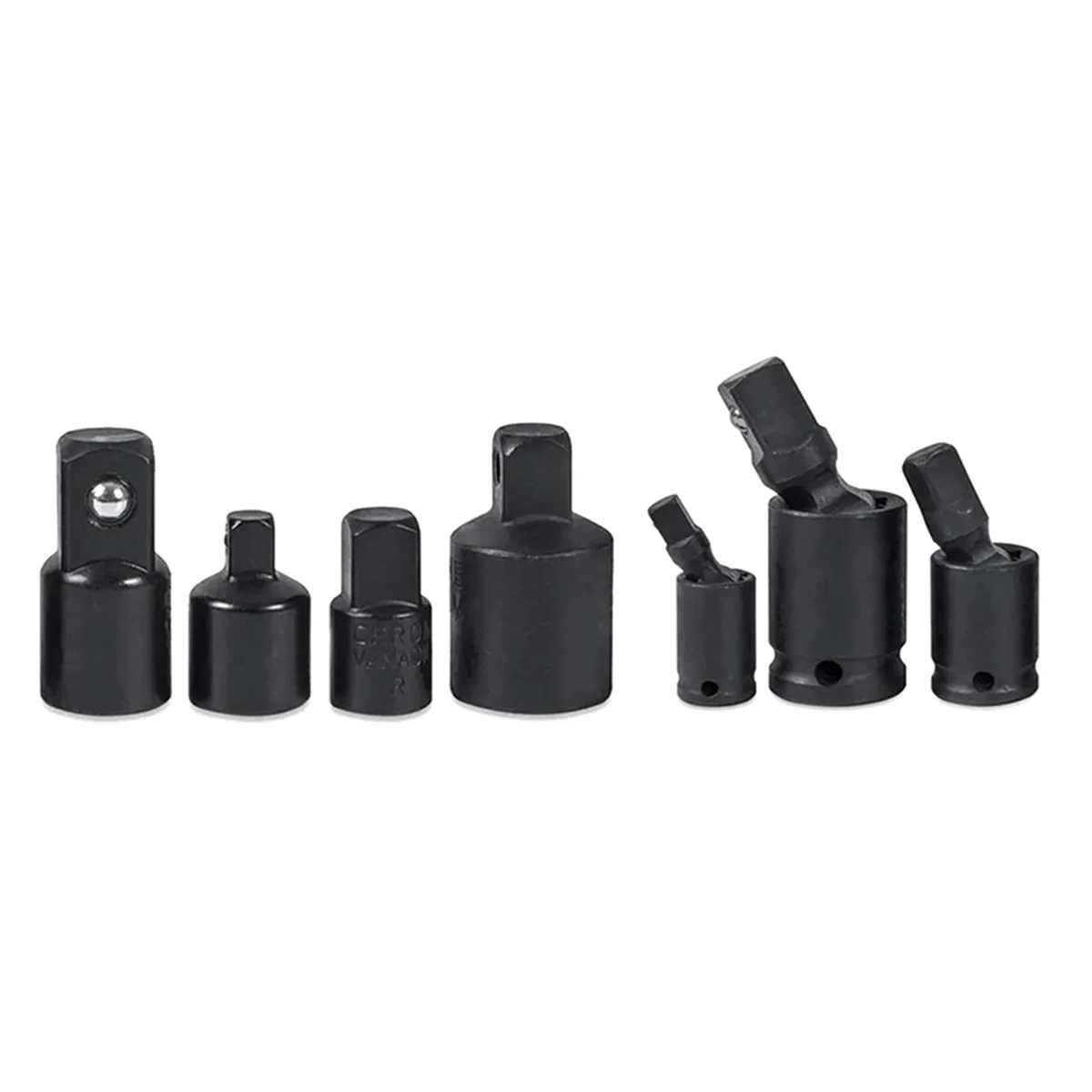 

RA-7PCS for Impact Driver Wrench Joint Swivel Socket Adapter Reducer 3/8 1/4 1/2in Niversal Joint