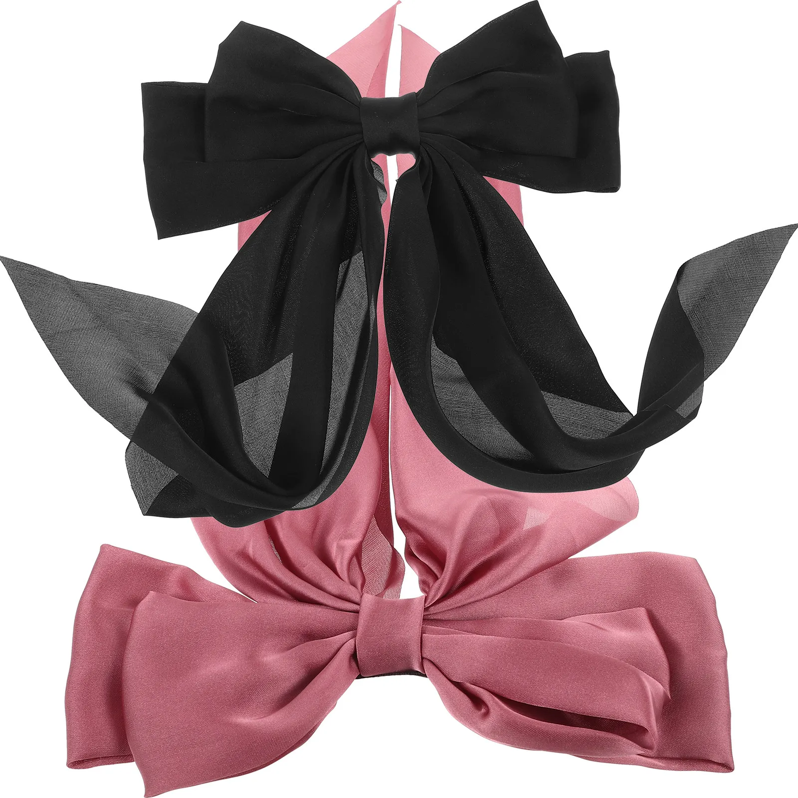 2Pcs Hair Bows Big Bow Clips for Women Teen Large Hair Barrettes Ponytail Holder Accessories Accessories for Teen