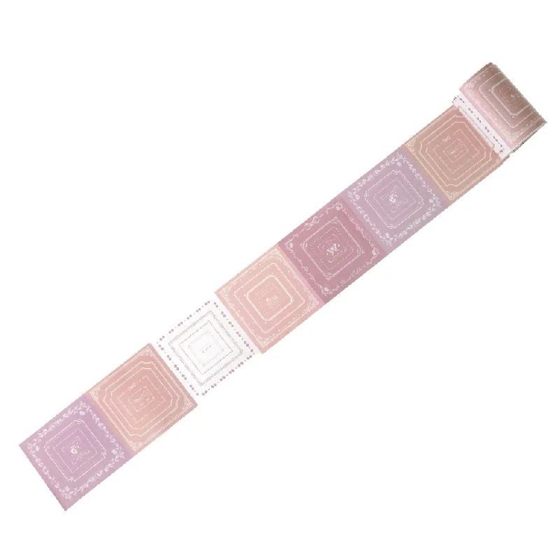 Vintage oco quadro washi fita deco aro adesivos para scrapbooking colagem diário de lixo material de etiqueta estética papel