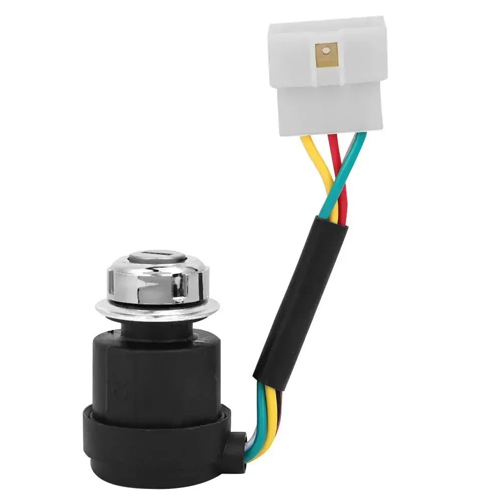 Ignition Key Switch High Quality Control Panel Mounted Ignition Lock Cylinder for 178F/186F Diesel Engine Tiller