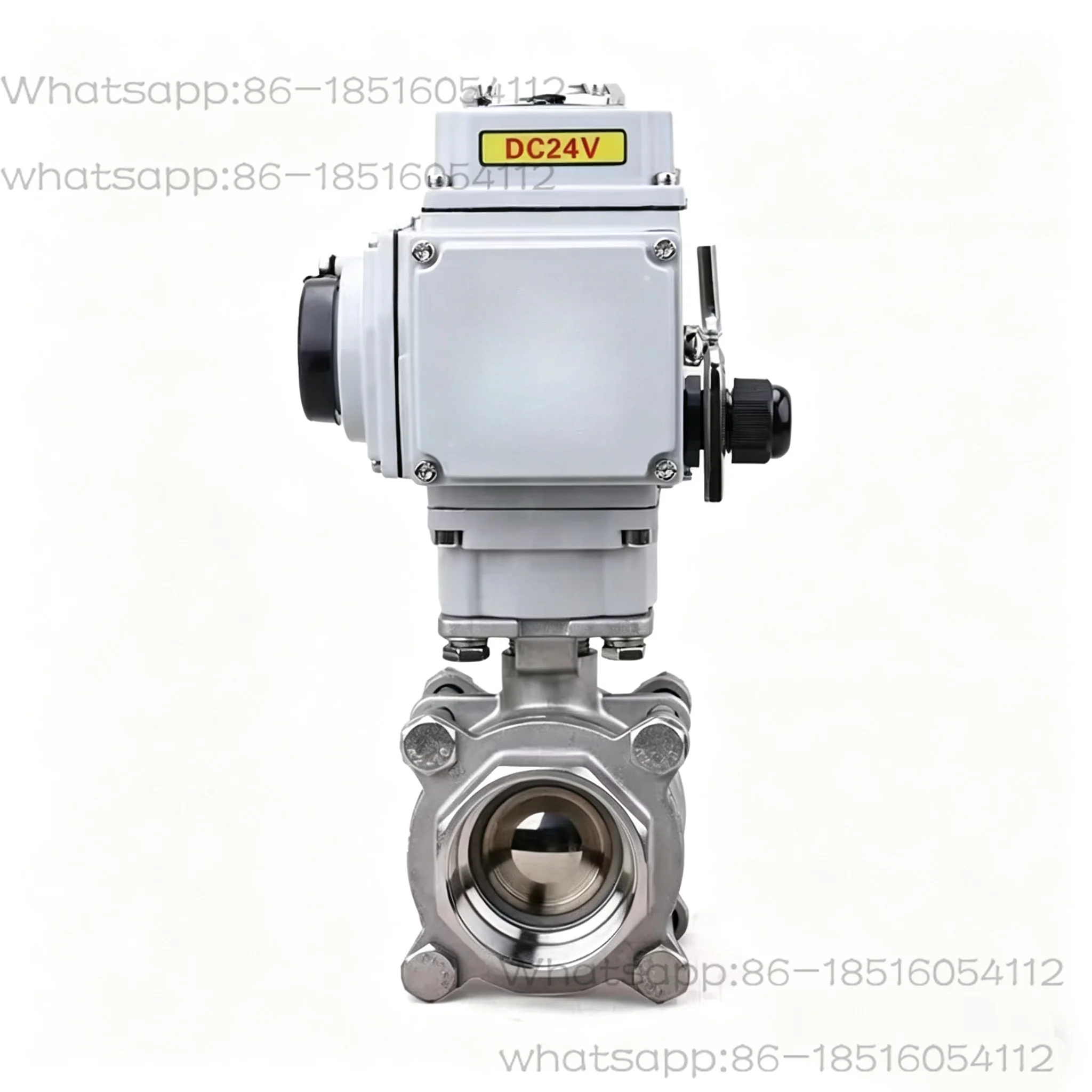 Electric Thread Ball Valve Q911F-16 Switch Type Adjustable Sewage Steam Cut-off Valve, Three-piece Internal Thread