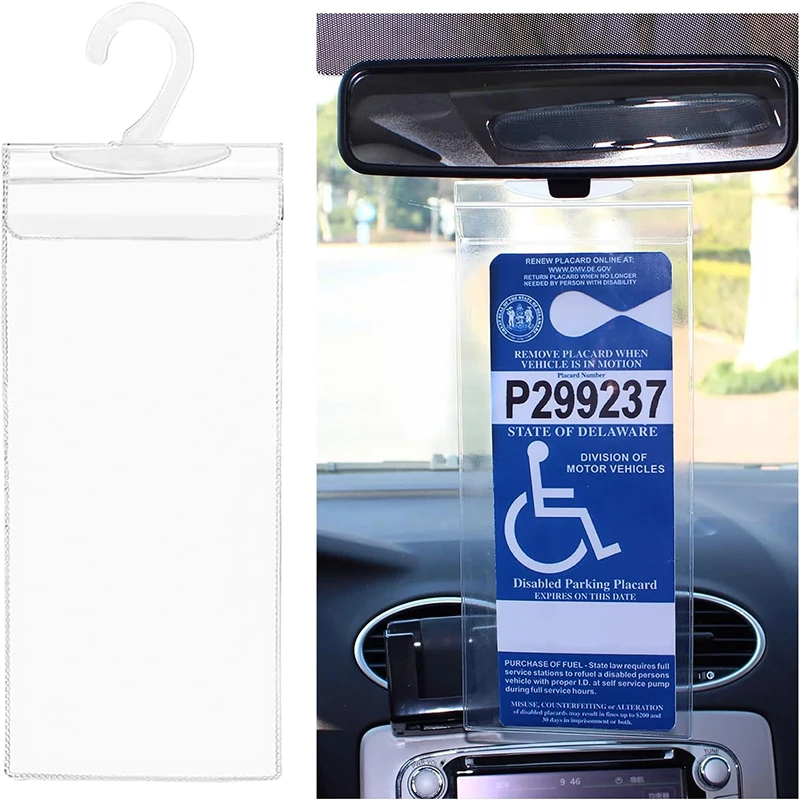 Protection Parking Permit cover Handicap Parking Permit 1PC Holder Storage Organizer Parking Placard Protector