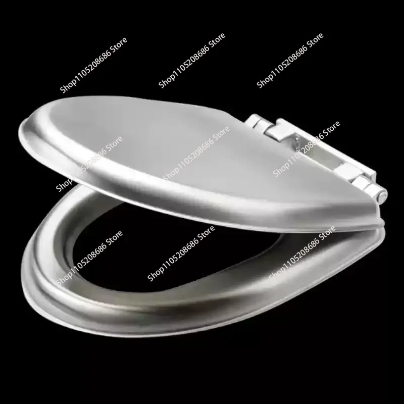 A standard 304 stainless steel toilet seat covers the bathroom