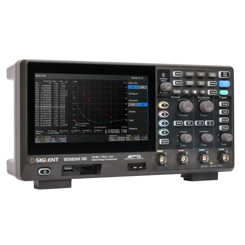 Siglent SDS800X HD Digital Storage Oscilloscope,  2 Channels oscilloscope, measurement tool