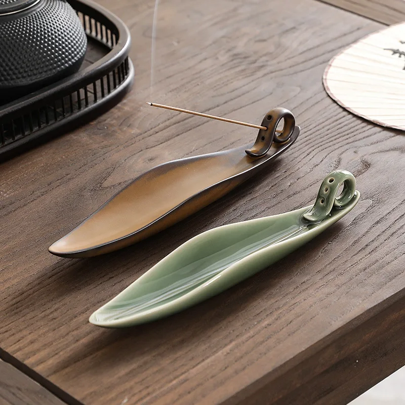 

Shoubi Nanshan Ceramic Incense Holder Stick Burner Aromatherapy Decor Home Ornament