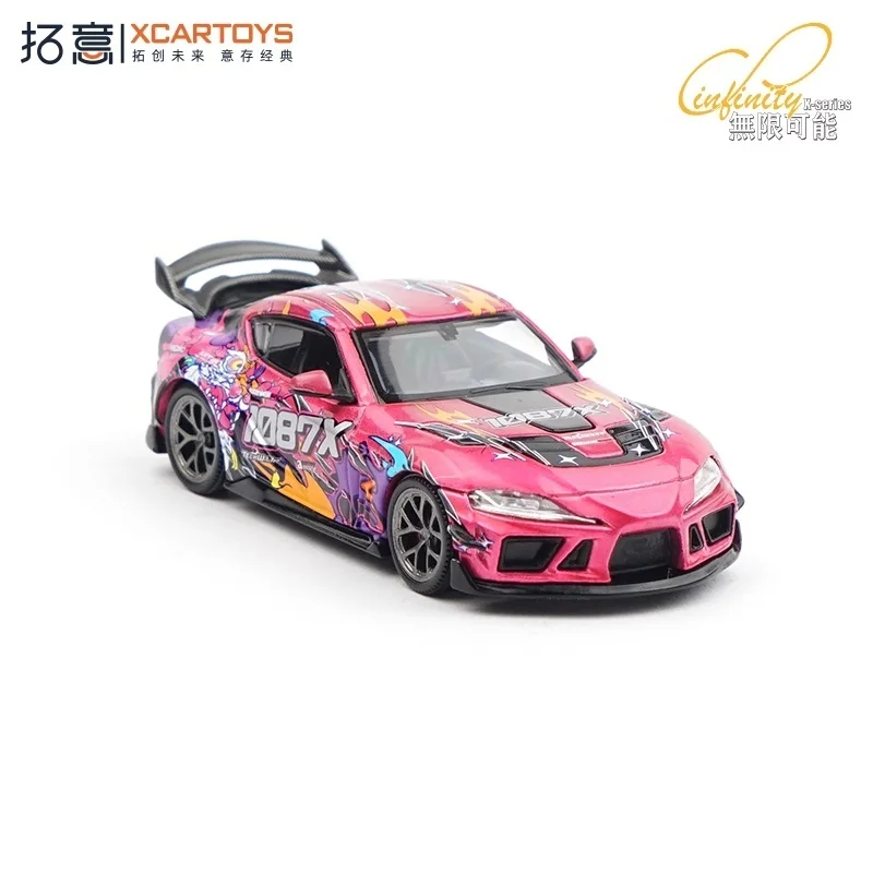 

Xcartoys x POP RACE 1:64 DARWIN PRO 66G WBK SUPRA A9O 1087X LION DANCE X37-GTSHOW2025 Model Car
