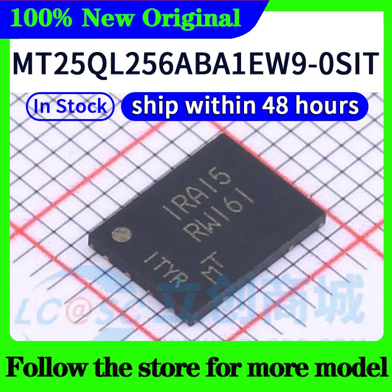 MT25QL256ABA1EW9-0SIT Em estoque