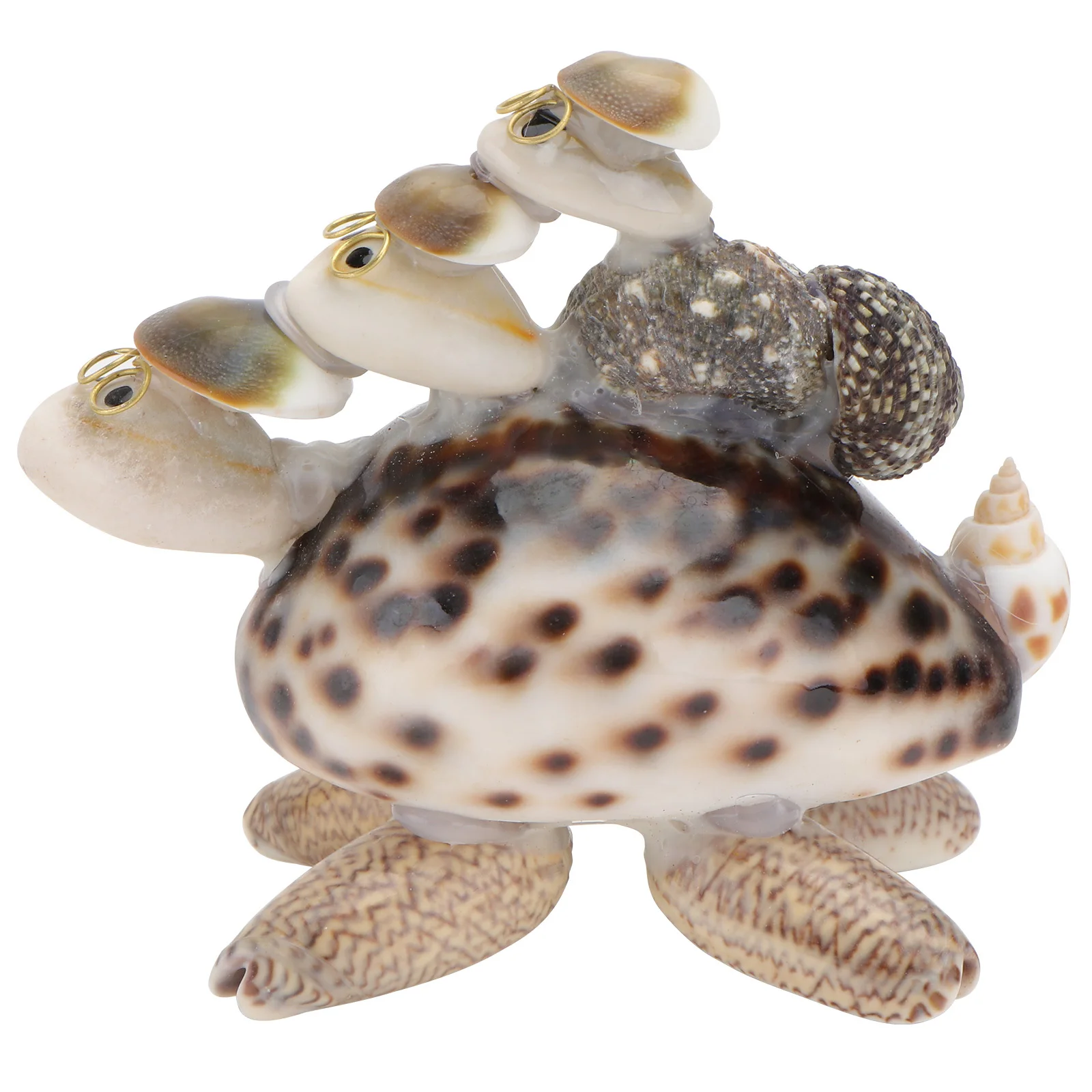 

1Pcs Sea Conch Tortoise Shell Craft Aquarium Prop Fish Tank Ornament Landscape Decoration Fade Resistant Water Proof