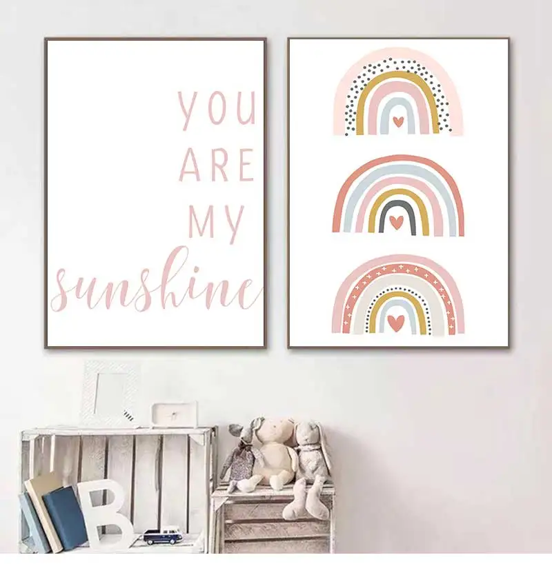 Jesteś Moją Słończeczką Tęcza  – Baby Nursery You Are My Sunshine recenzja i cena