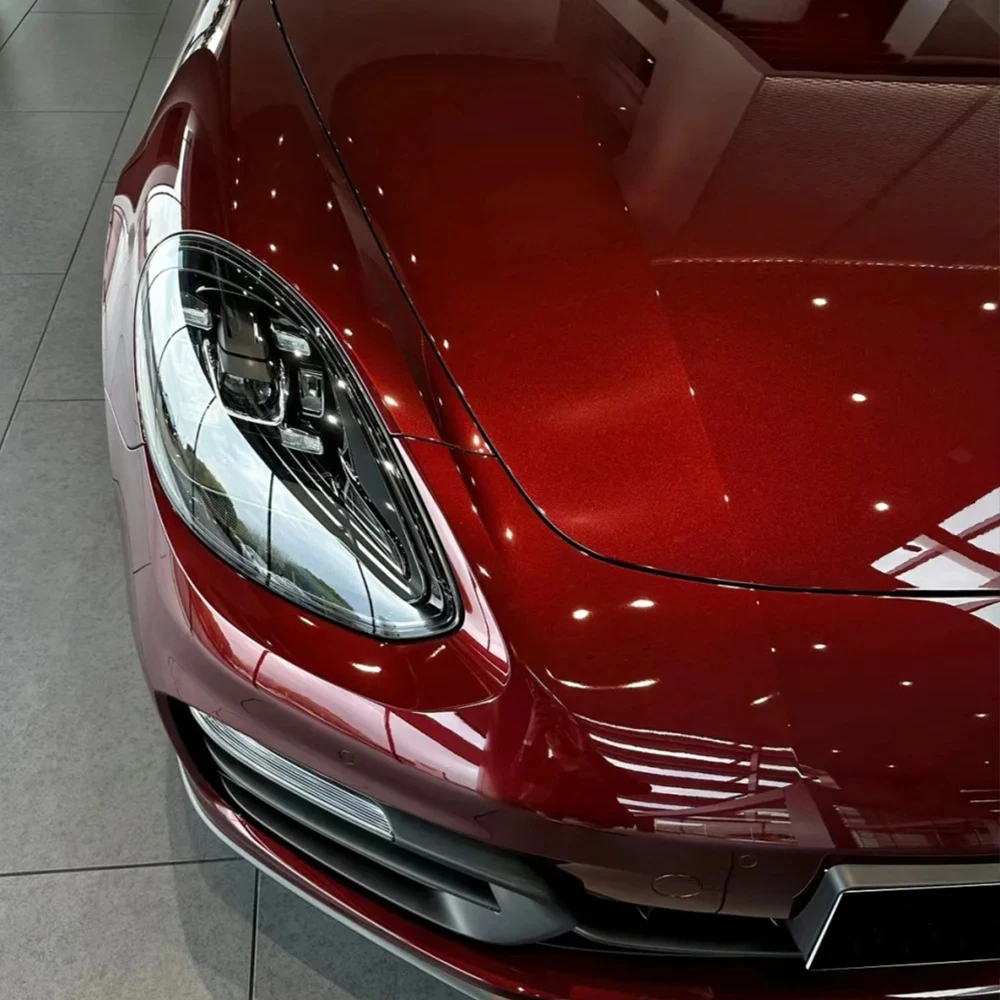 

Cherry Metallice Car Sticker Wrapping Film PET Sticker Bubble Free Auto Wrap Vinly Decals Car Accessories Exterior Interior