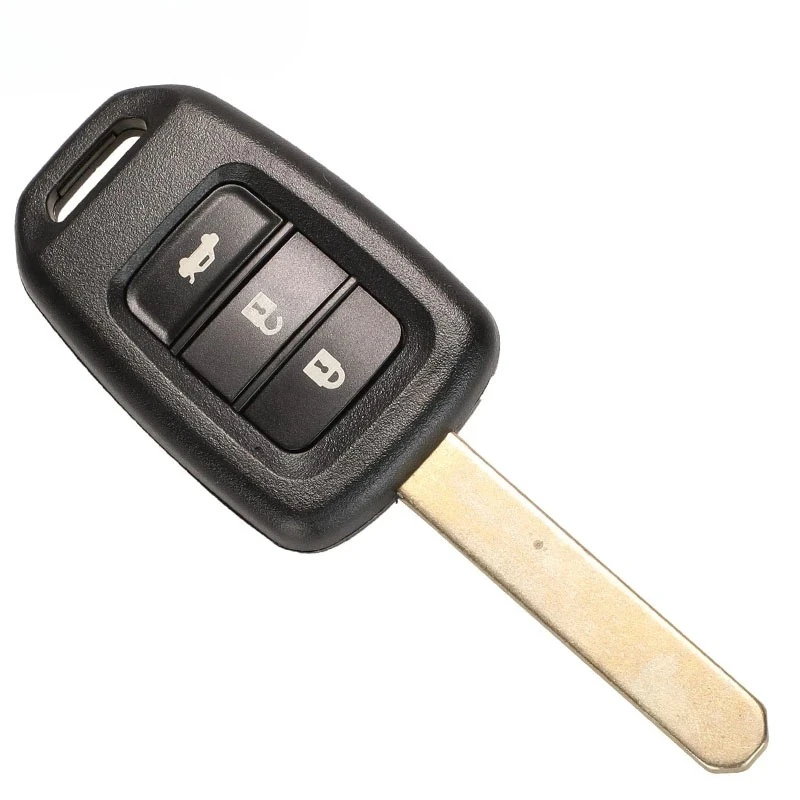 10 шт./лот корпус ключа автомобиля 2/3/4 кнопка для Honda Civic City Fit HR-V XR-V авто пульт дистанционного управления чехол