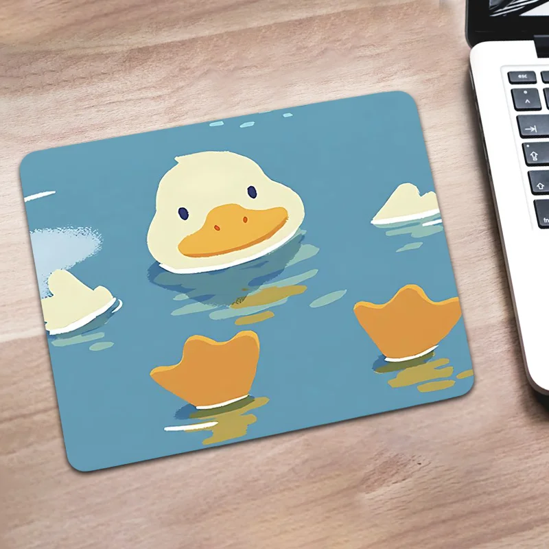 Alas meja berenang bebek gaya Anime, alas Mouse karet alami Anti selip, hadiah sempurna untuk teman pacar